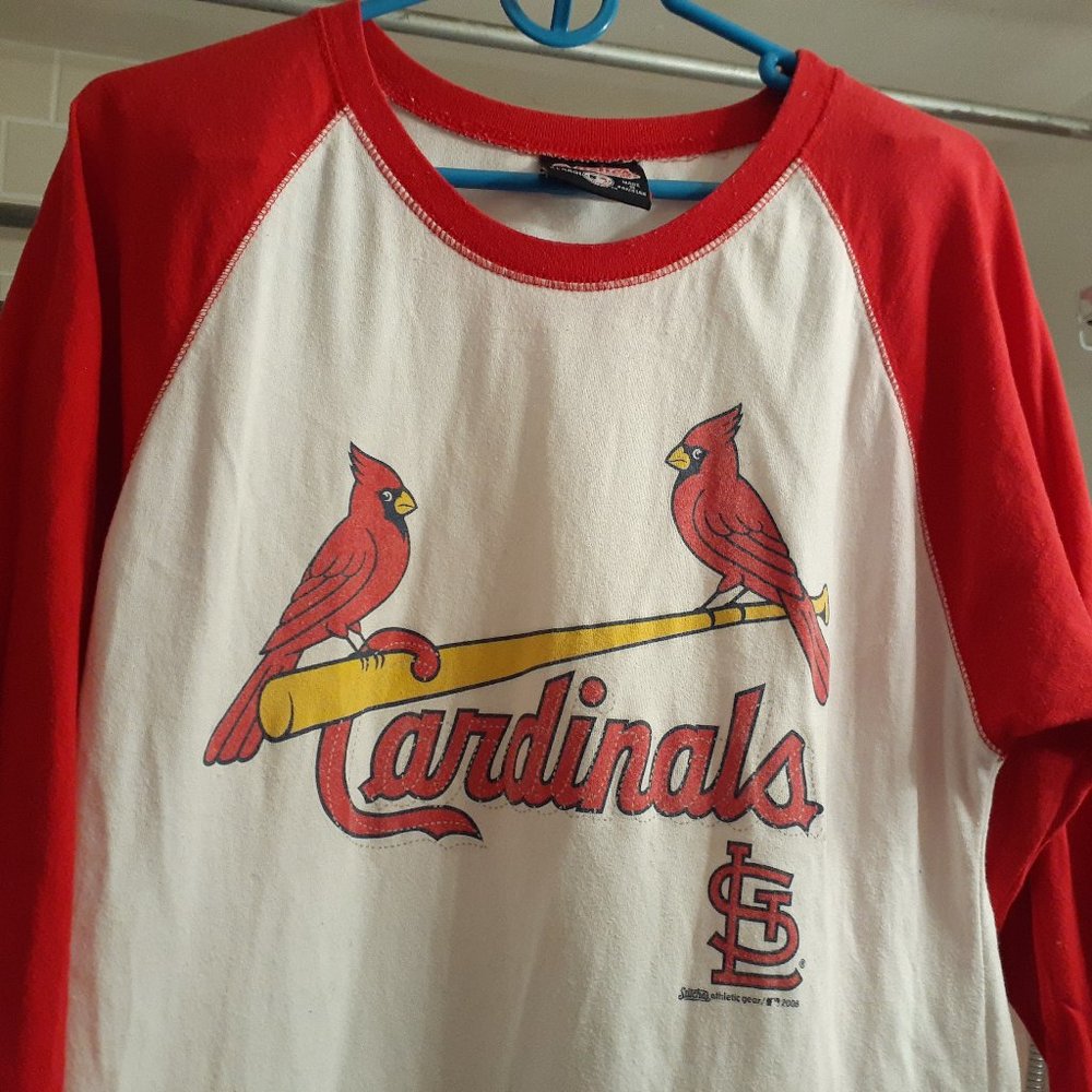ST LOUIS CARDINALS Stitches Athletic T-Shirt SZ XL